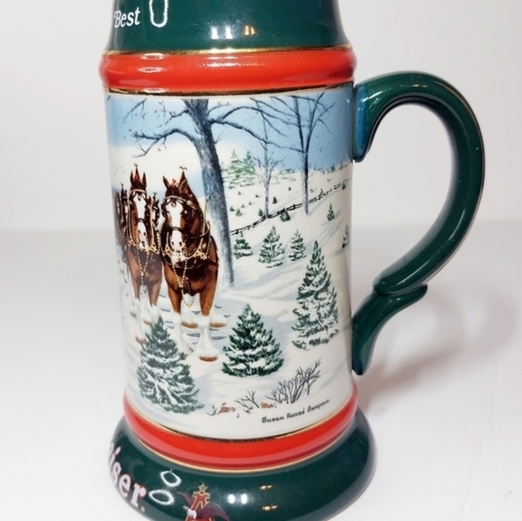 Vintage 1991 Budweiser Clydesdale Beer Stein - Picture 2 of 6
